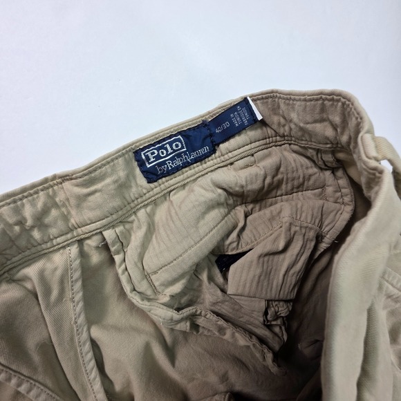 Mens Polo Ralph Lauren Beige Wynton Stretch Slim Tapered Fit W40xL30 Chino - Picture 4 of 7